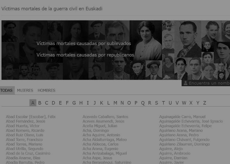 Cómo consultar la base de datos de víctimas